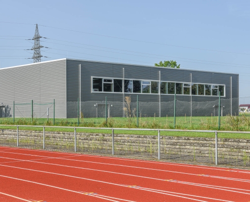 Die Sporthalle im Altenbürgzentrum Karlsdorf-Neuthard